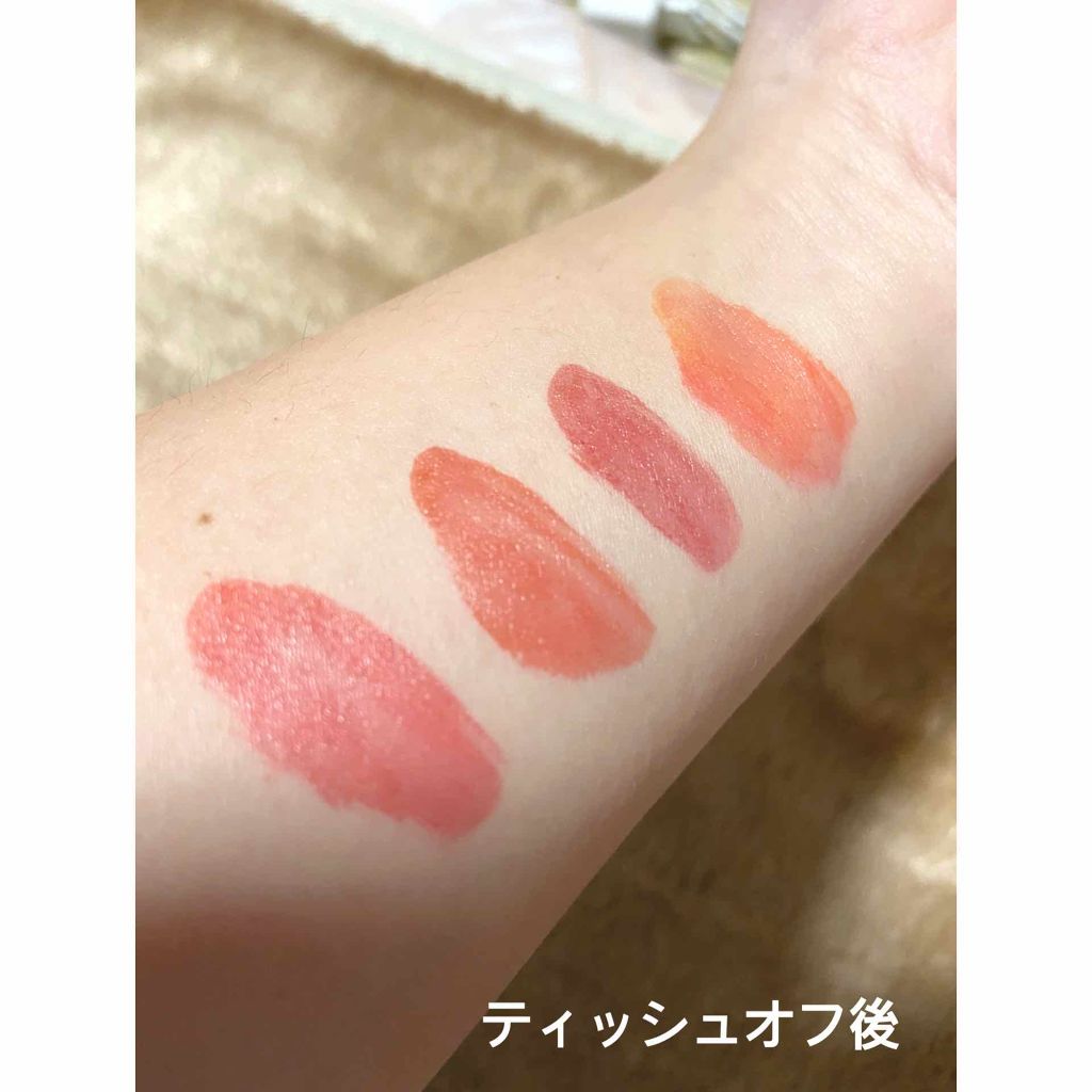 ジューシーラスティングティント/rom&nd/リップティントを使ったクチコミ（3枚目）