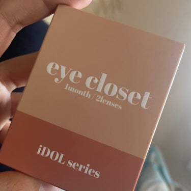 EYE CLOSET eye closet iDOL series 1day Nude Gregeのクチコミ「メモ:もう1年以上愛用してるカラコン！！

私は茶色味のかけらもない真っ黒な黒目です。
目の横.....」（1枚目）