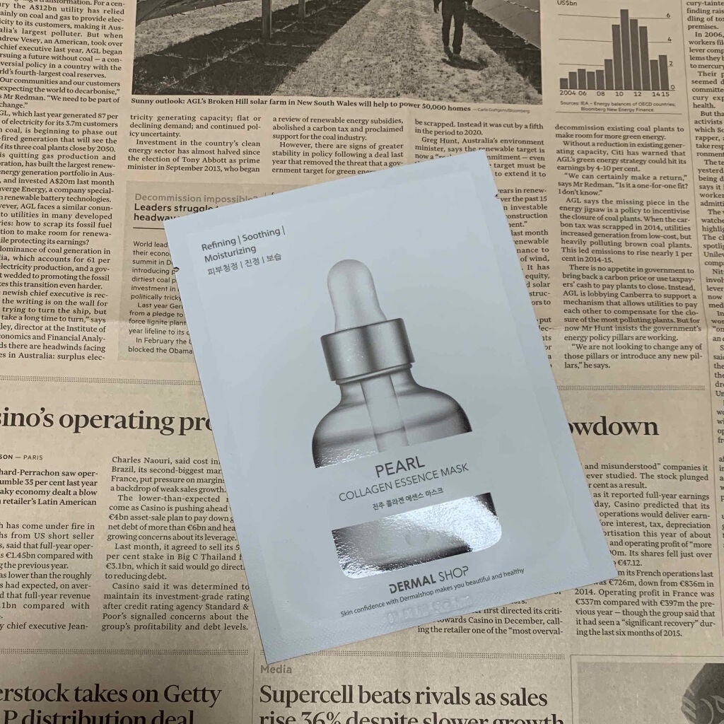 Collagen Essence Mask /Dermal/シートマスク・パックを使ったクチコミ(1枚目)