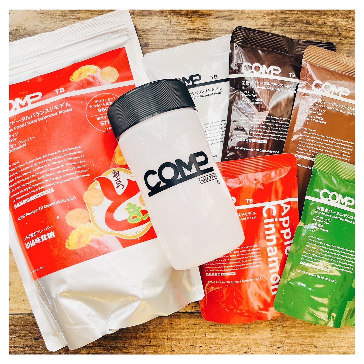 COMPパウダー トータルバランスドモデル おさつどきっ風味 1.0/COMP/完全栄養食を使ったクチコミ(1枚目)