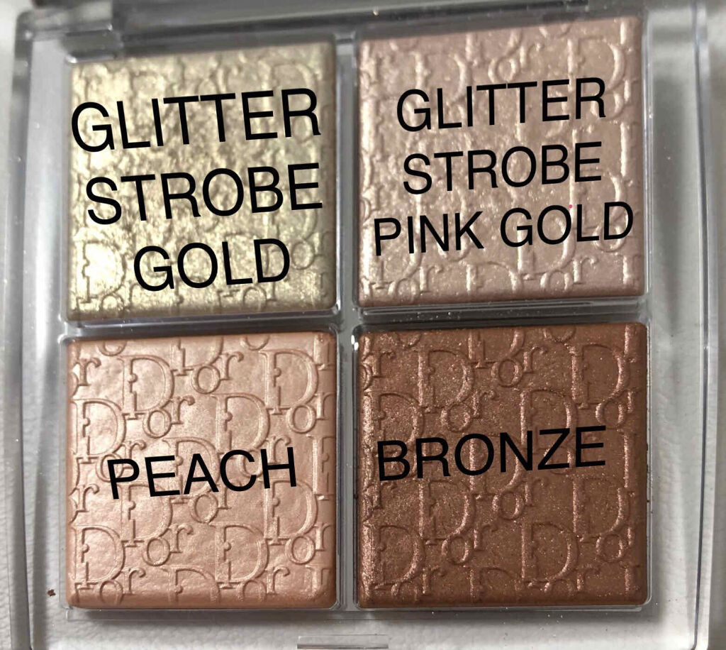 ディオール バックステージ フェイス グロウ パレット/Dior/ハイライトを使ったクチコミ（3枚目）