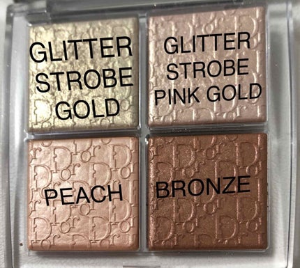 ディオール バックステージ フェイス グロウ パレット/Dior/ハイライトを使ったクチコミ(3枚目)