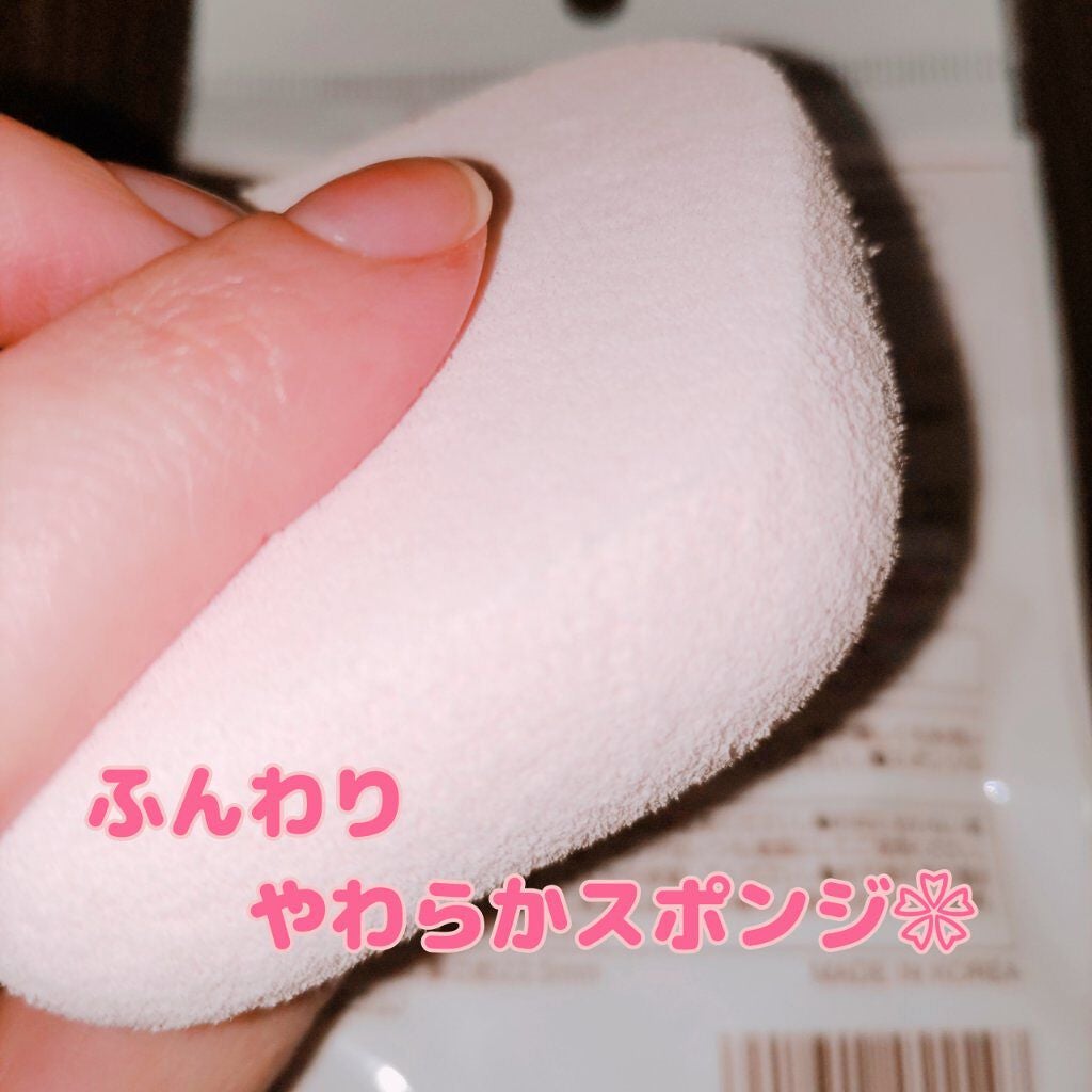 シフォンタッチスポンジN ダイヤ型/ロージーローザ/パフ・スポンジを使ったクチコミ(1枚目)