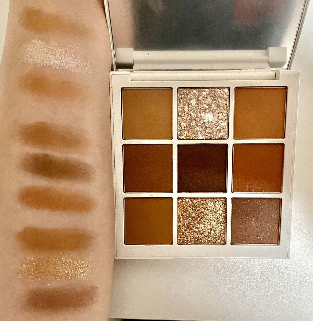 TERRAZZO Shadow palette/HOLIKA HOLIKA/アイシャドウパレットを使ったクチコミ（2枚目）