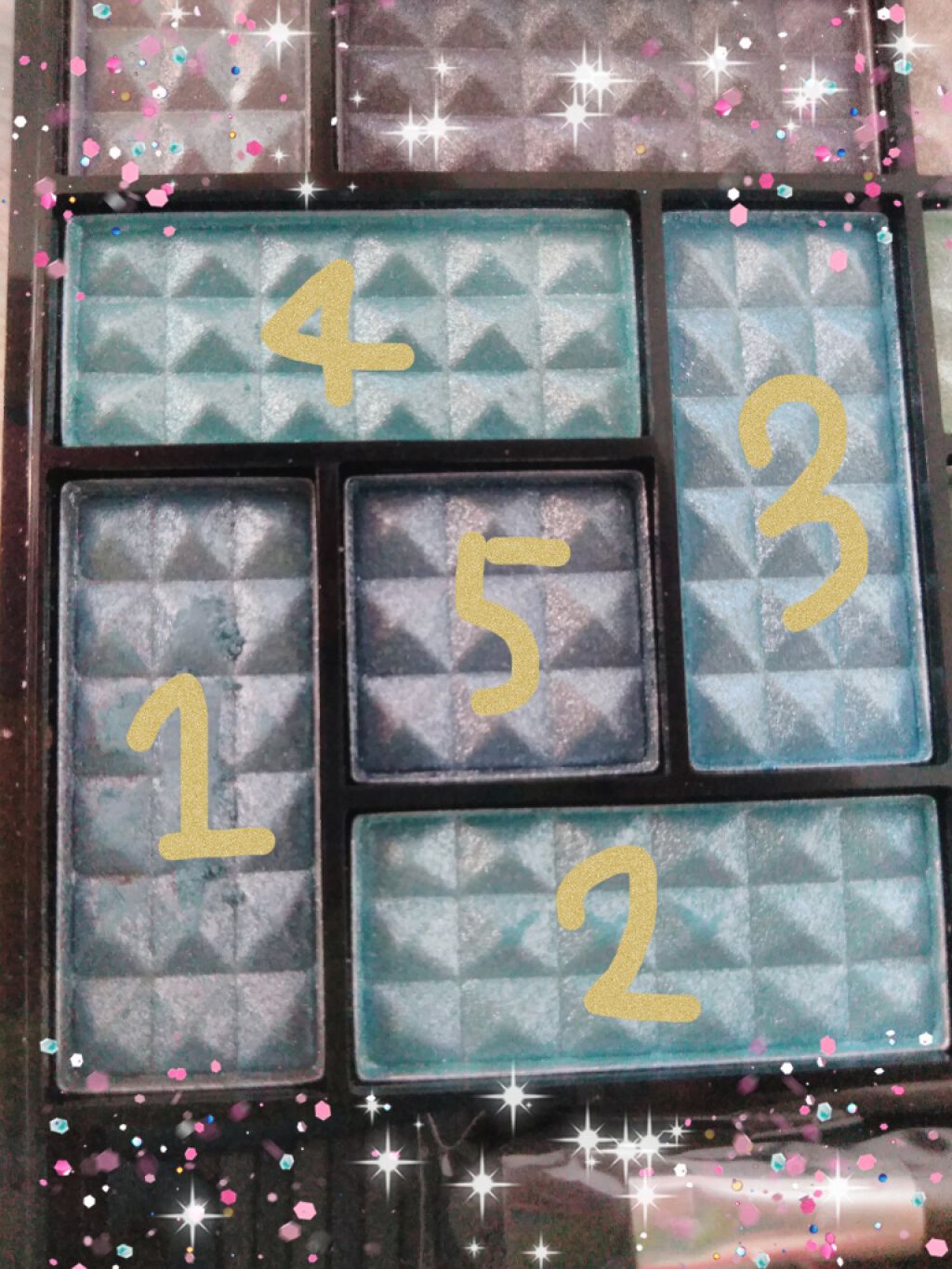 30COLORSEYESHADOWPALETTE/Dolly Angel/アイシャドウパレットを使ったクチコミ（2枚目）