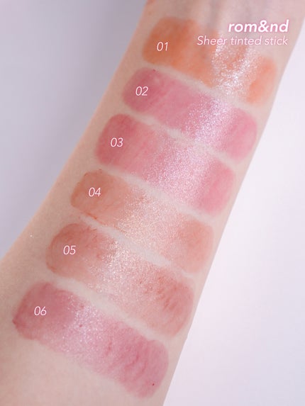 シアーティンテッドスティック/rom&nd/口紅を使ったクチコミ(4枚目)