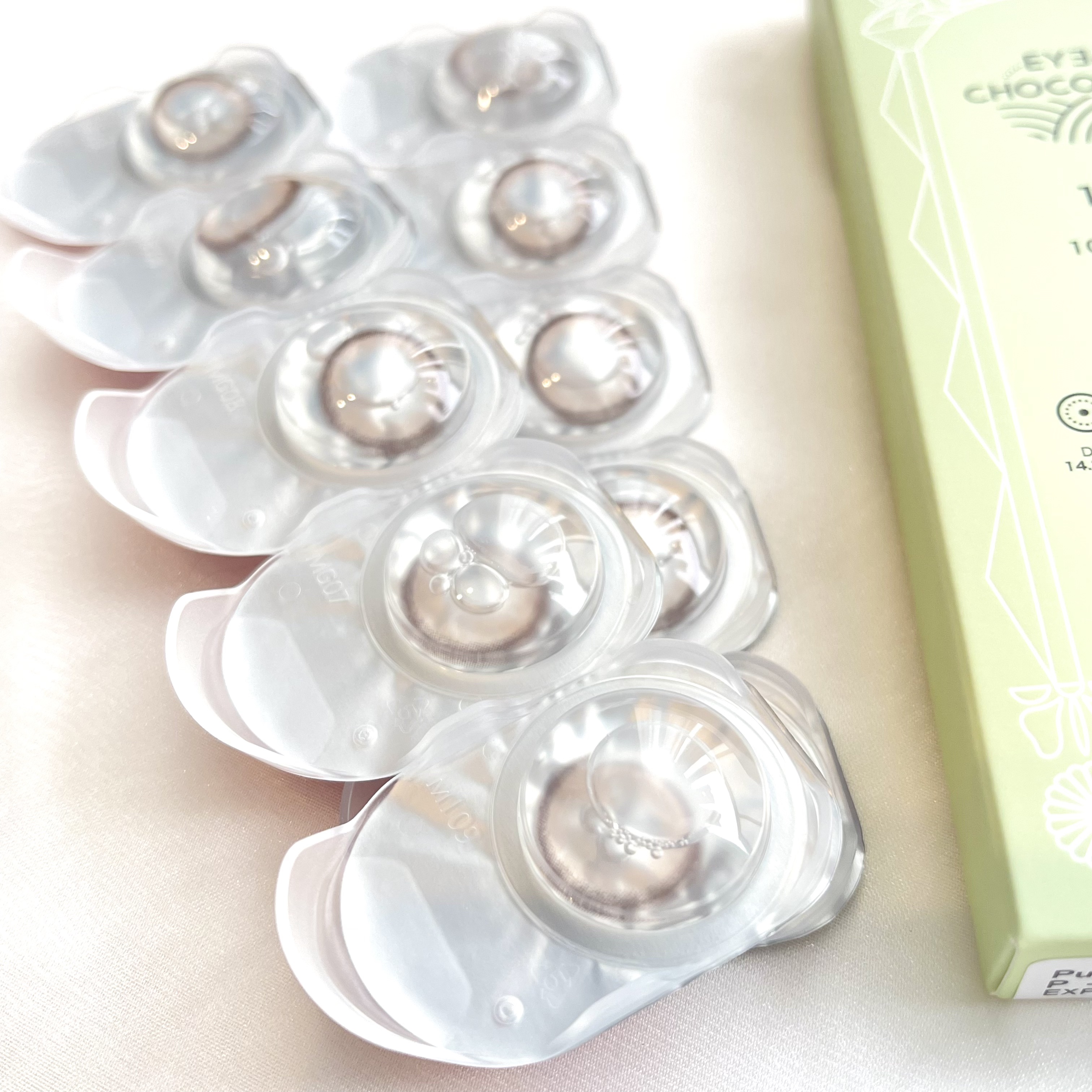 アイショコラ ピュアベージュ/EYE CHOCOLAT/ワンデー（１DAY）カラコンを使ったクチコミ（2枚目）