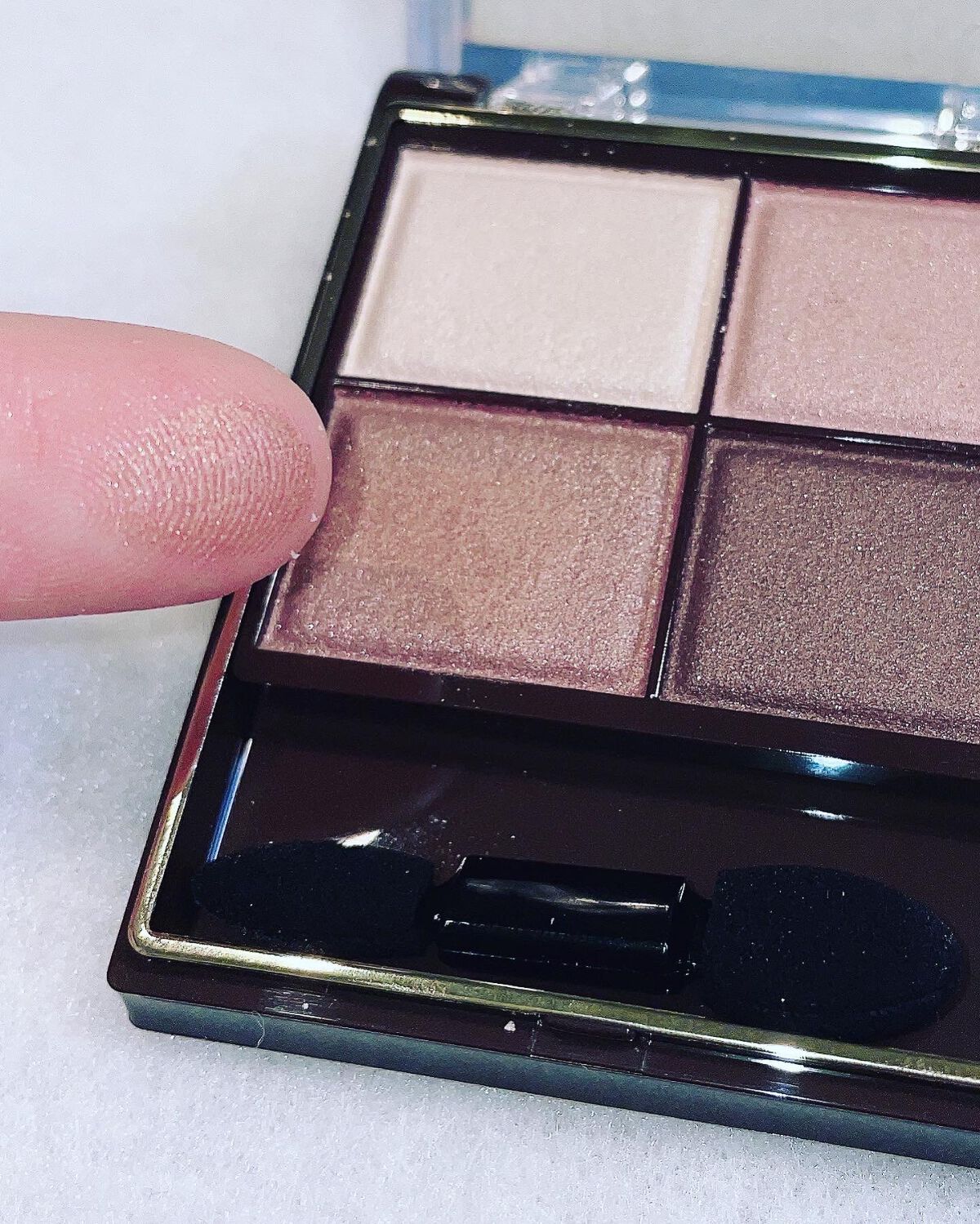 スキニーリッチシャドウ/excel/アイシャドウパレットを使ったクチコミ(4枚目)