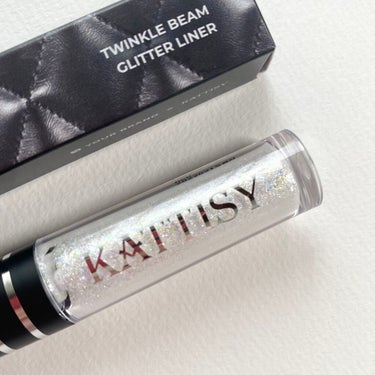 KATTISY Twinkle Beam Glitter Liner Blanco/YOUR BRAND/ジェルアイライナーを使ったクチコミ（3枚目）