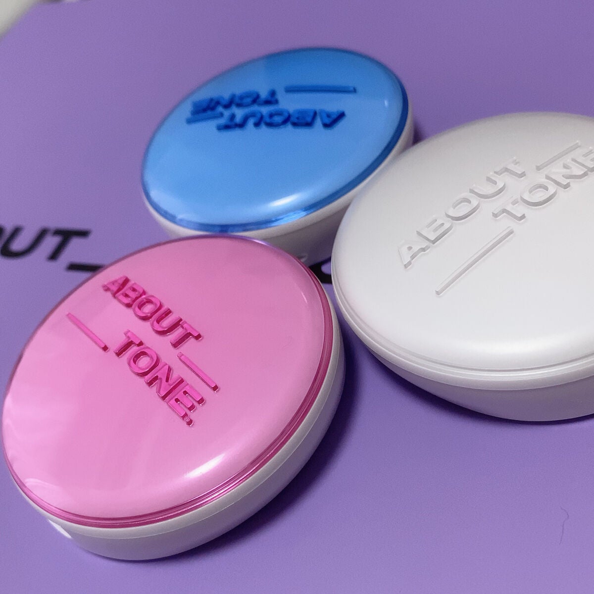 グローパウダーパクト/ABOUT TONE/プレストパウダーを使ったクチコミ(3枚目)