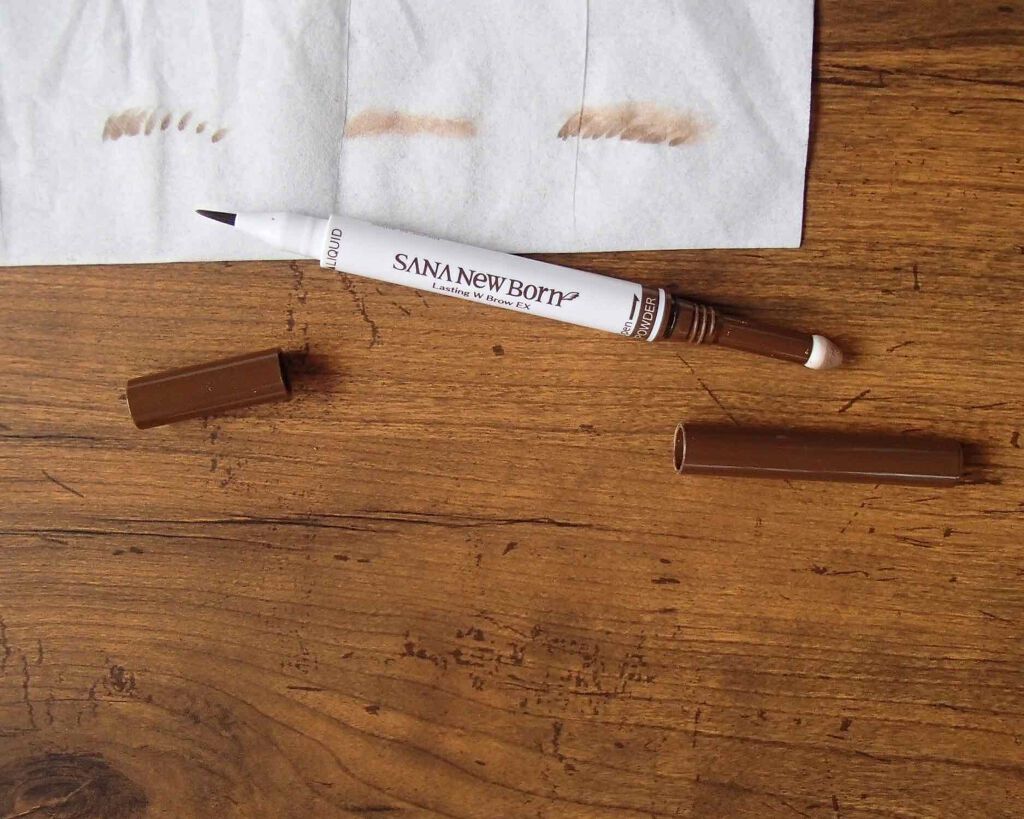ラスティングWブロウEX N 02 ナチュラルブラウン/サナ ニューボーン/リキッドアイブロウを使ったクチコミ（3枚目）