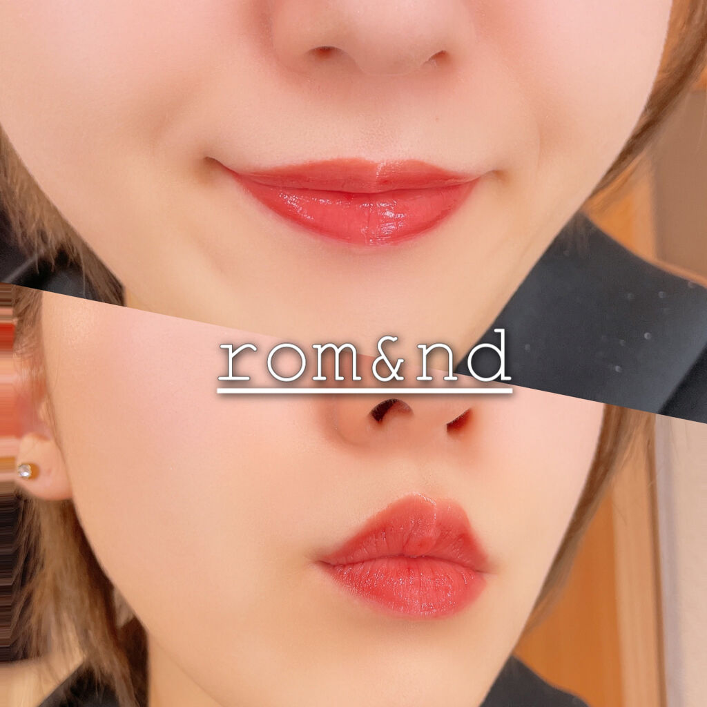 ジューシーラスティングティント/rom&nd/リップティントを使ったクチコミ（3枚目）