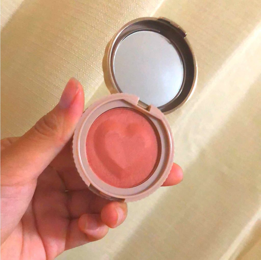 ハート形マットグリッターアイシャドウ/HOJO/グリッターを使ったクチコミ（2枚目）