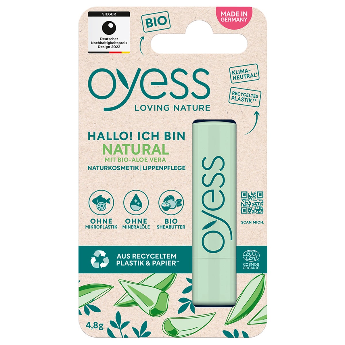 Oyess リップクリーム アロエベラ