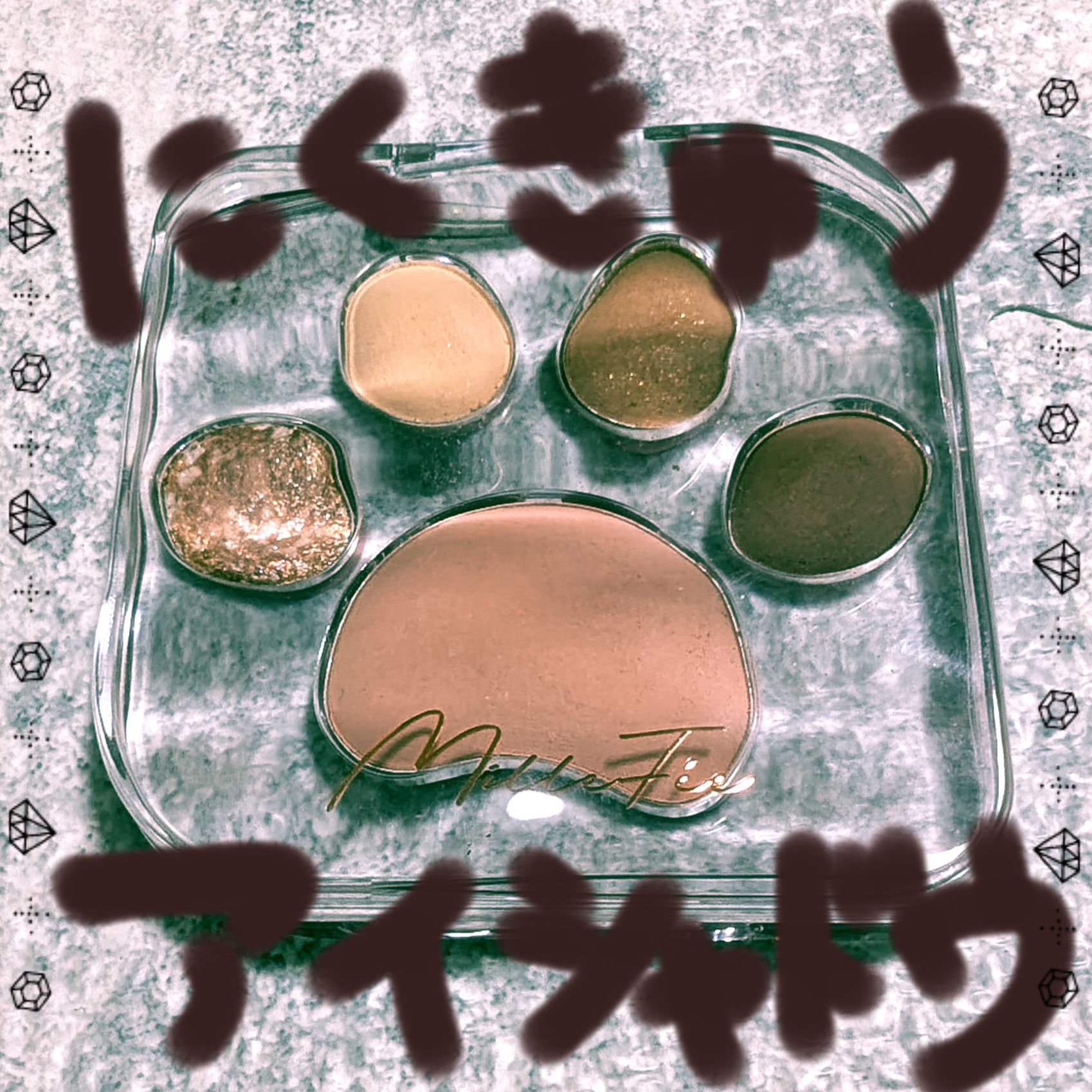 ミャオパウズアイシャドウパレット/MilleFée/アイシャドウパレットを使ったクチコミ（1枚目）