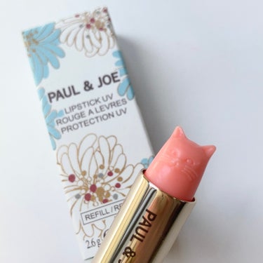 PAUL & JOE BEAUTE リップスティック UVのクチコミ「
＼ねこちゃんリップでUVケア／

PAUL & JOE BEAUTE/リップスティック UV.....」（1枚目）