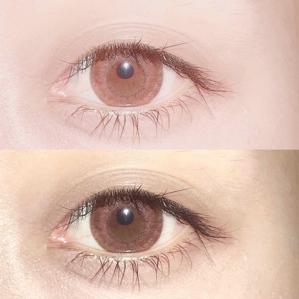 メルシェ 1month シャーベットベリー/AngelColor/１ヶ月（１MONTH）カラコンを使ったクチコミ（2枚目）