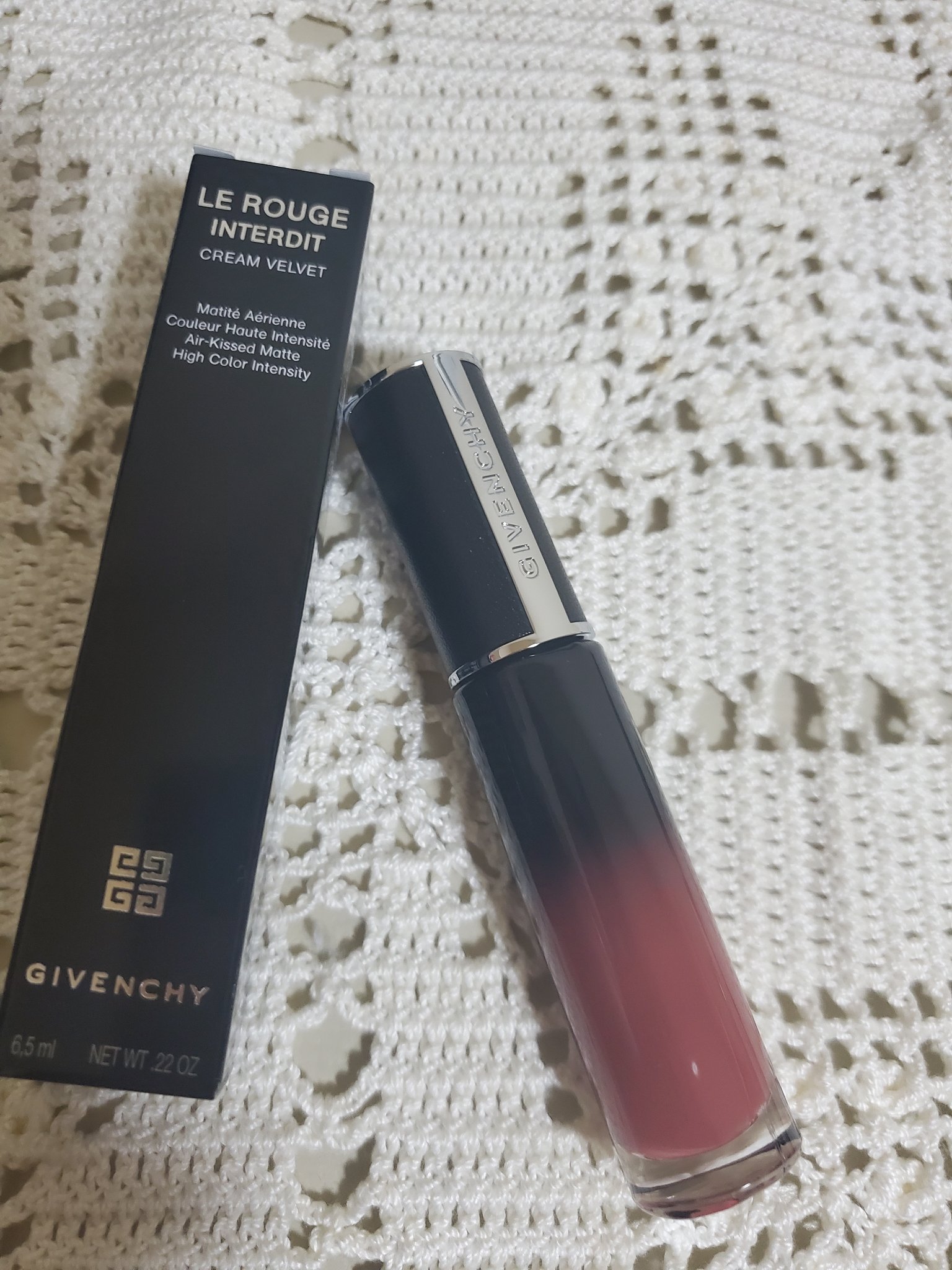 ルージュ・アンテルディ・クリーム・ベルベット No.10 ヌーディー・ベージュ /GIVENCHY/口紅を使ったクチコミ（2枚目）
