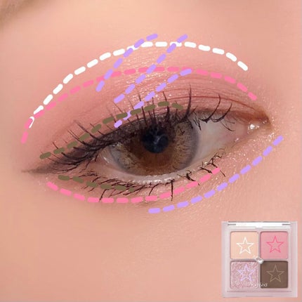 ベターザンアイズ ミルクシリーズ/rom&nd/アイシャドウパレットを使ったクチコミ(2枚目)