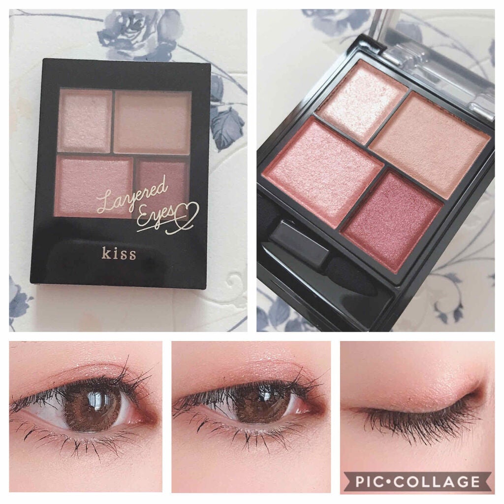 レイヤードアイズ/KiSS/アイシャドウパレットを使ったクチコミ(1枚目)