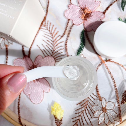 オーガニック スリーピング マスク/WHITE ICHIGO/フェイスクリームを使ったクチコミ(4枚目)