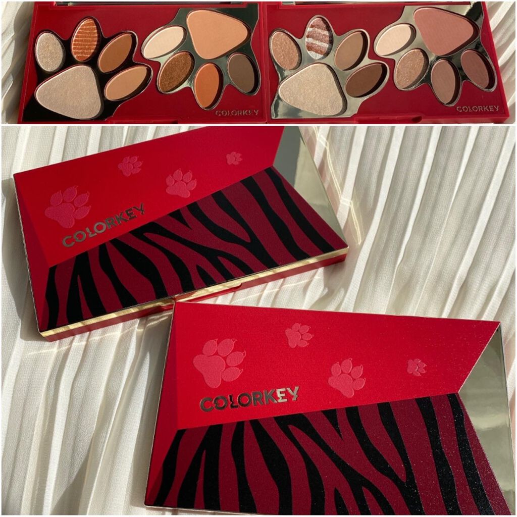 トラ十色アイシャドウパレット/COLORKEY/アイシャドウパレットを使ったクチコミ(6枚目)
