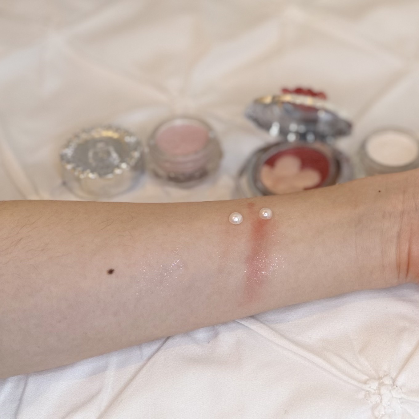 ジルスチュアート　リップブロッサム グロウ 108 poet sweet pea(限定色)/JILL STUART/口紅を使ったクチコミ（2枚目）