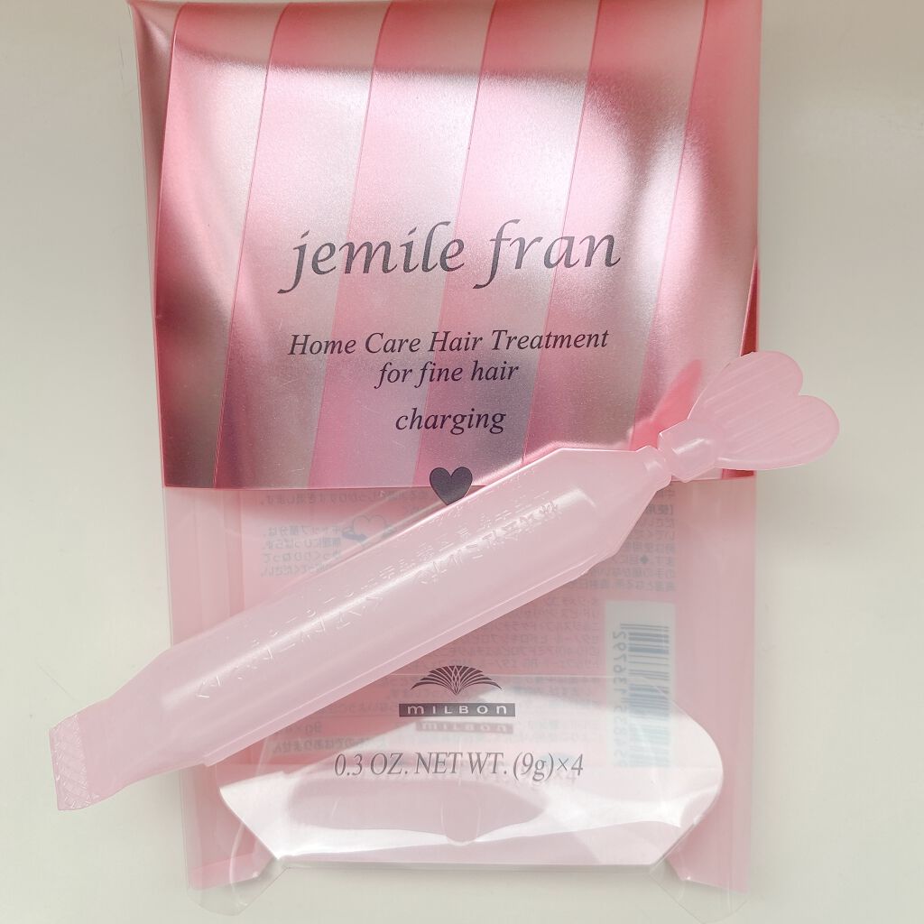 ジェミールフラン ヘアケアシリーズ サロントリートメント ハートチャージング/ジェミールフラン/洗い流すヘアトリートメントを使ったクチコミ（1枚目）