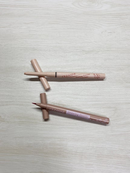 描くふたえアイライナー/CEZANNE/リキッドアイライナーを使ったクチコミ(2枚目)