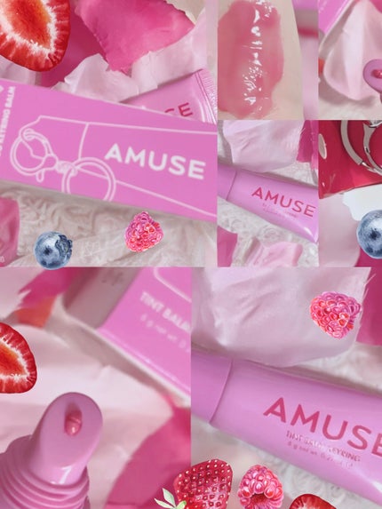 ケア/ティントバームキーリング/AMUSE/リップグロスを使ったクチコミ(3枚目)