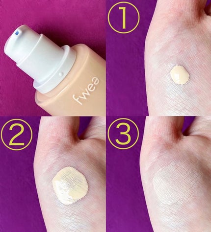 フィーファンデーションガラス/fwee/リキッドファンデーションを使ったクチコミ(6枚目)