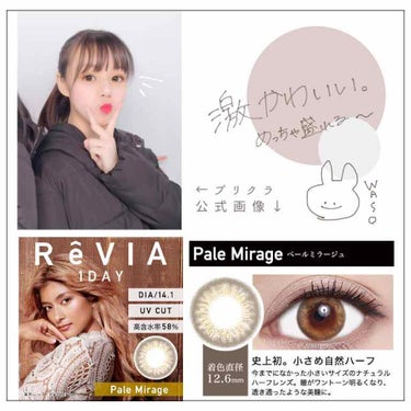 ReVIA 1day [COLOR] Grace（グレース）/ReVIA/ワンデー（１DAY）カラコンを使ったクチコミ（2枚目）