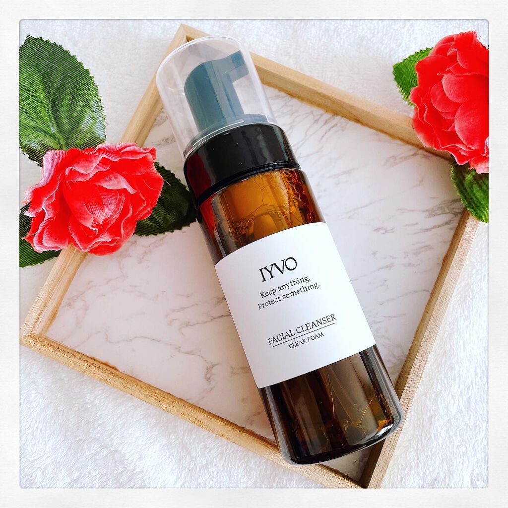 フェイシャルクレンザー クリアフォーム/IYVO/洗顔フォームを使ったクチコミ（1枚目）