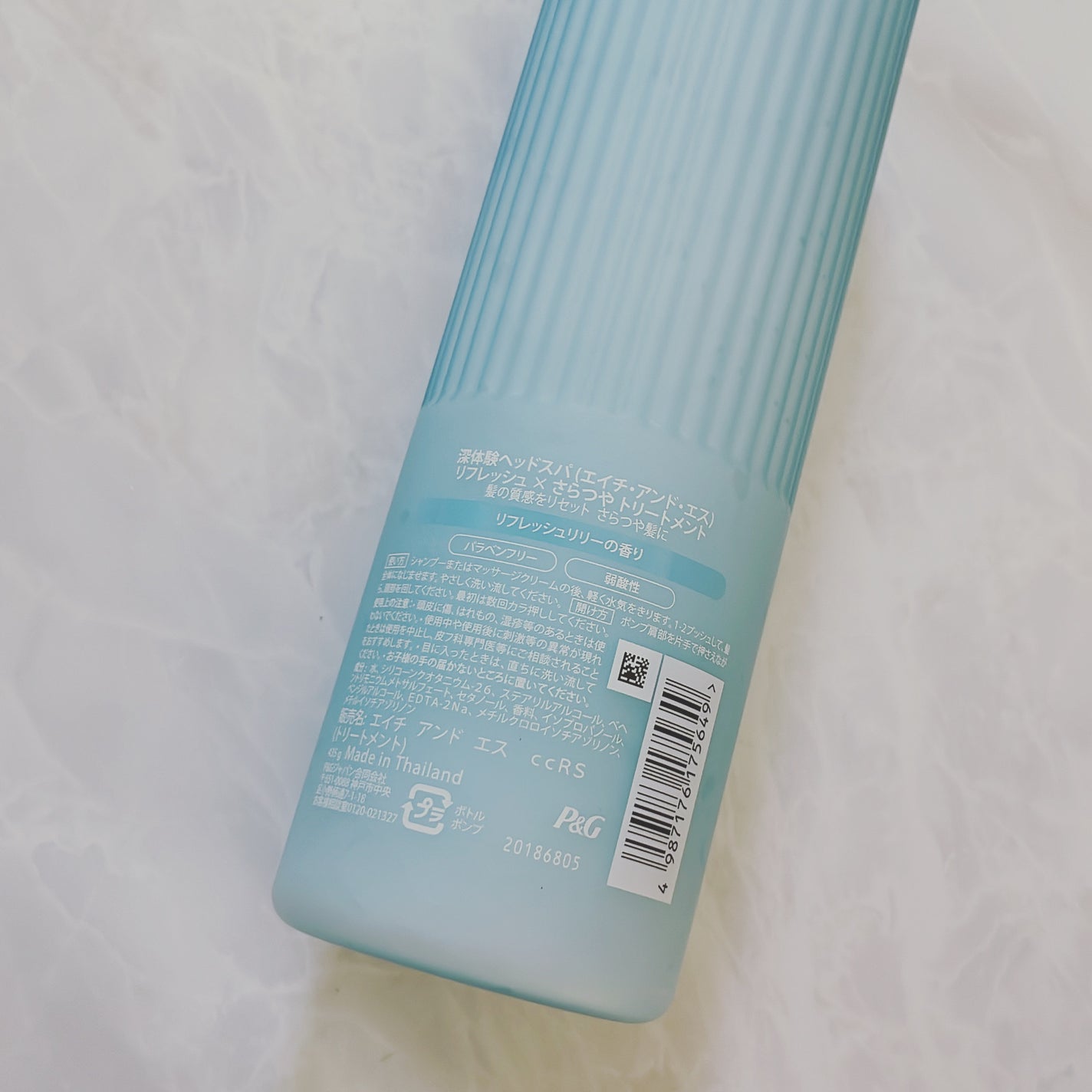 リフレッシュ × さらつや シャンプー/トリートメント/h&s/市販シャンプーを使ったクチコミ(5枚目)