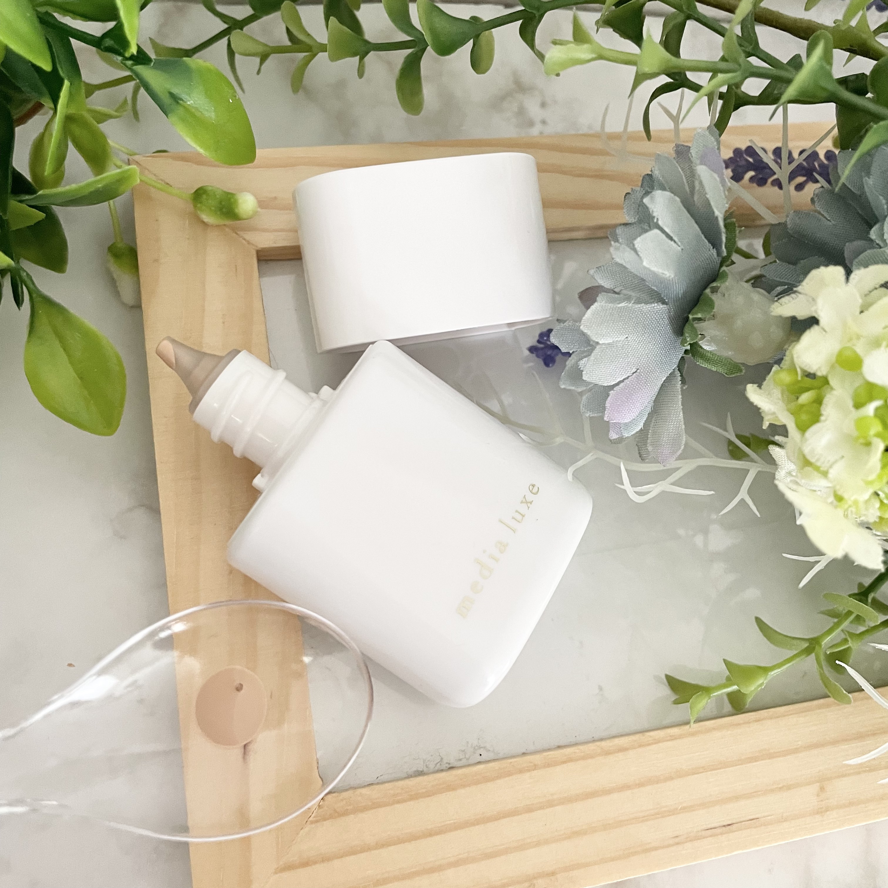 リキッドファンデーション/media luxe/リキッドファンデーションを使ったクチコミ（2枚目）