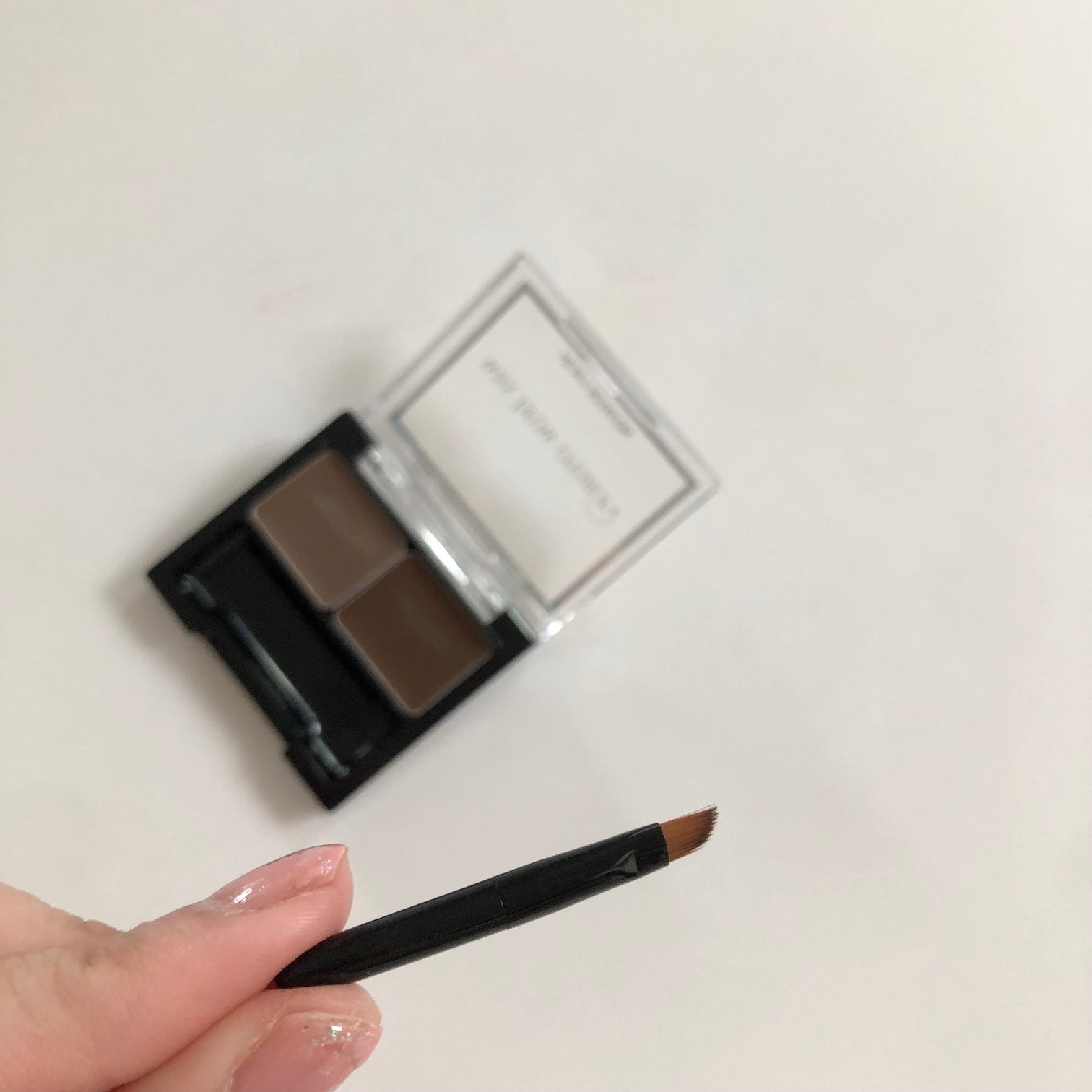 キスミー ヘビーローテーション ワックスブロウクリエイター 01 ナチュラルブラウン/ヘビーローテーション/パウダーアイブロウを使ったクチコミ（2枚目）