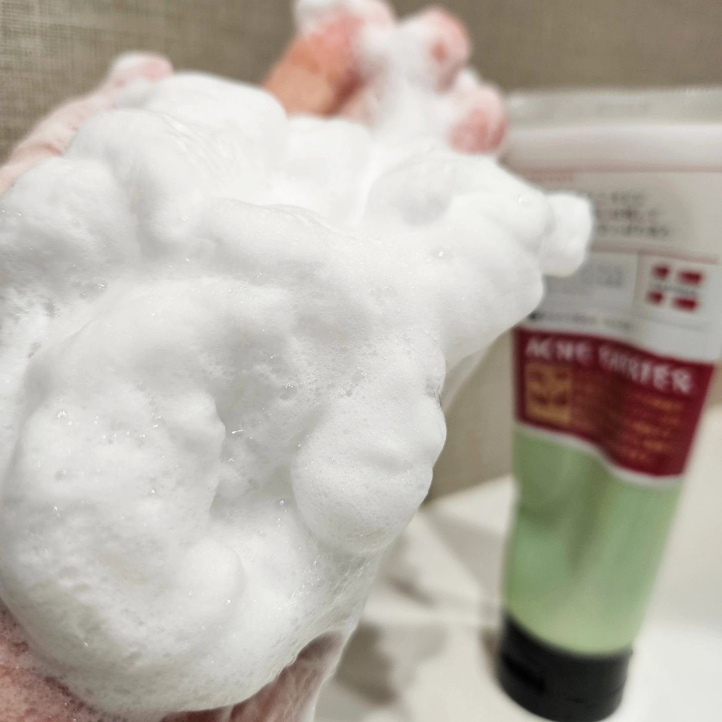 薬用プロテクトウォッシュ/アクネバリア/洗顔フォームを使ったクチコミ（3枚目）