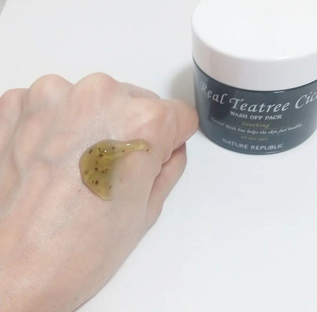 リアルティートリー シカ ウォッシュオフパック/ネイチャーリパブリック/洗い流すパック・マスクを使ったクチコミ(5枚目)