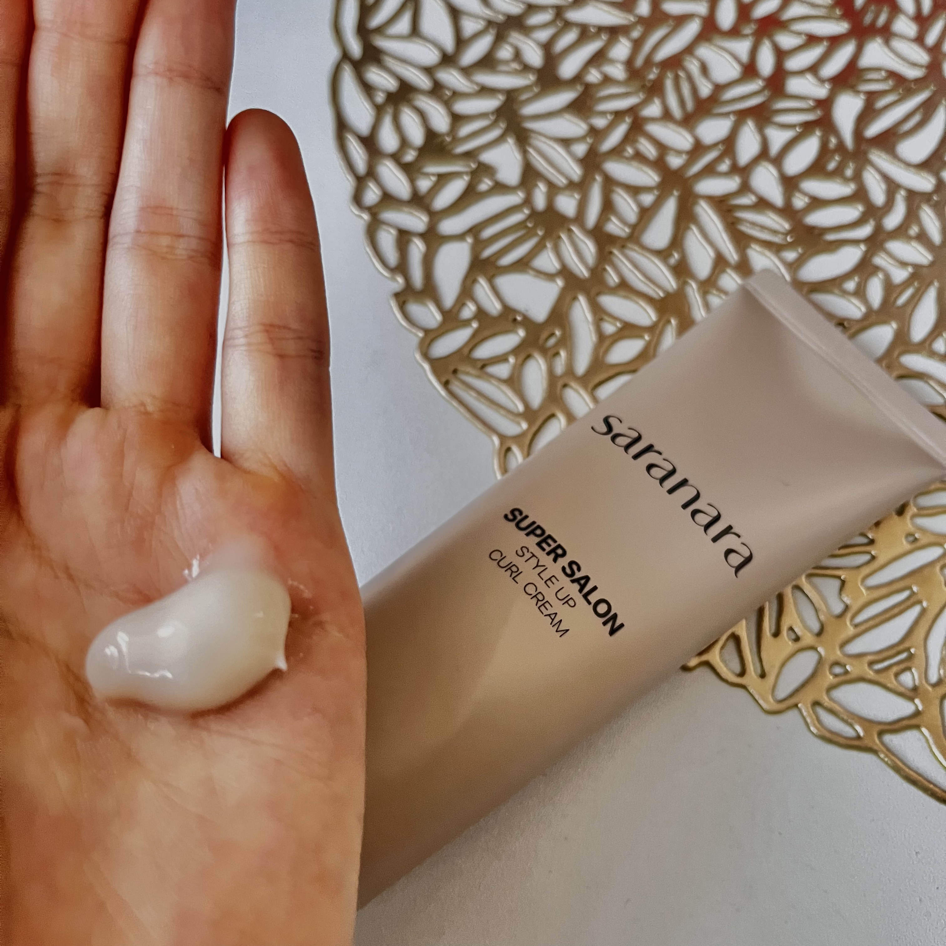 スーパーサロンスタイルアップカールクリーム/SARANARA/ヘアワックス・クリームを使ったクチコミ（2枚目）
