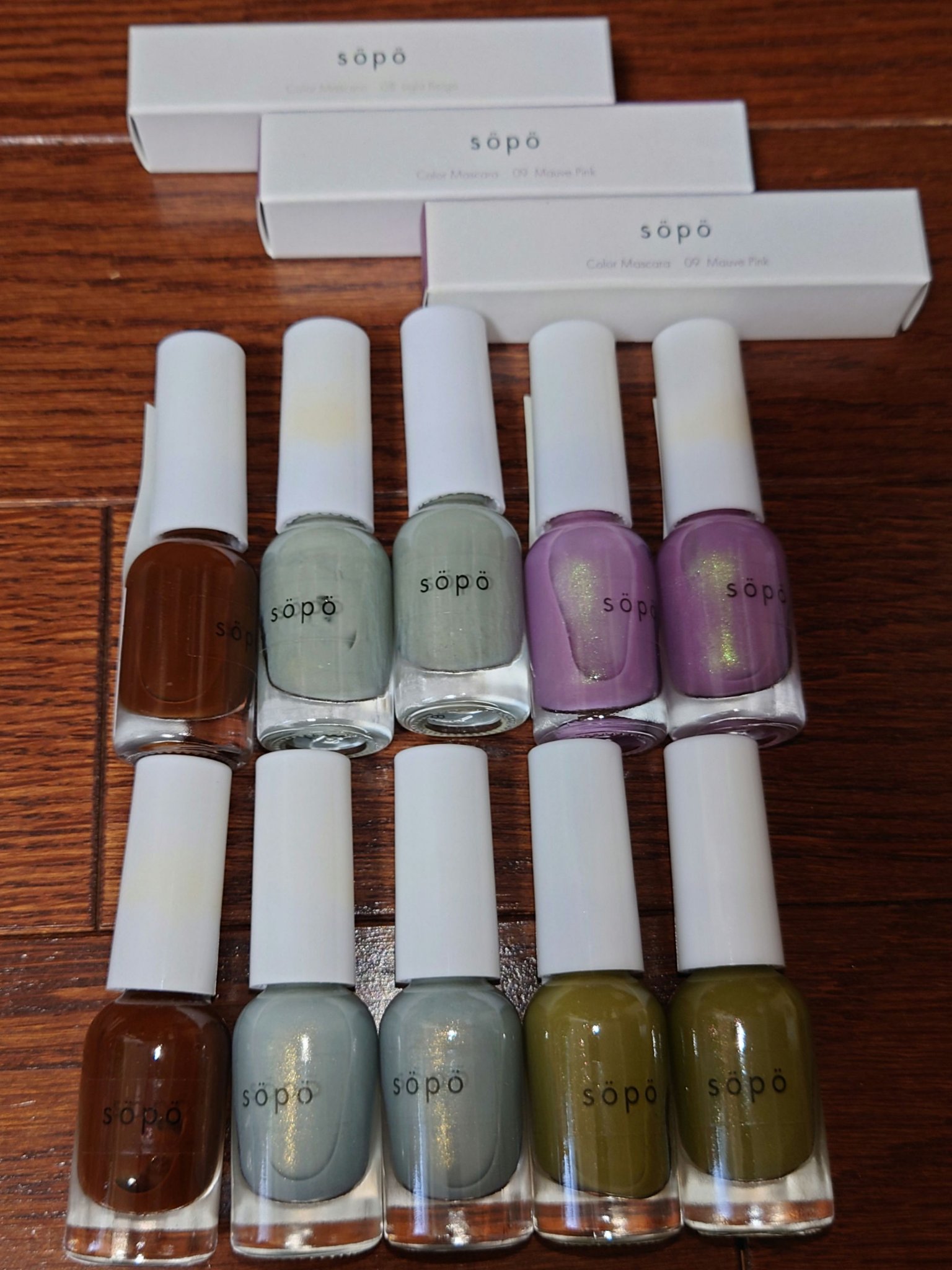 カラーマスカラ/sopo/マスカラを使ったクチコミ（2枚目）