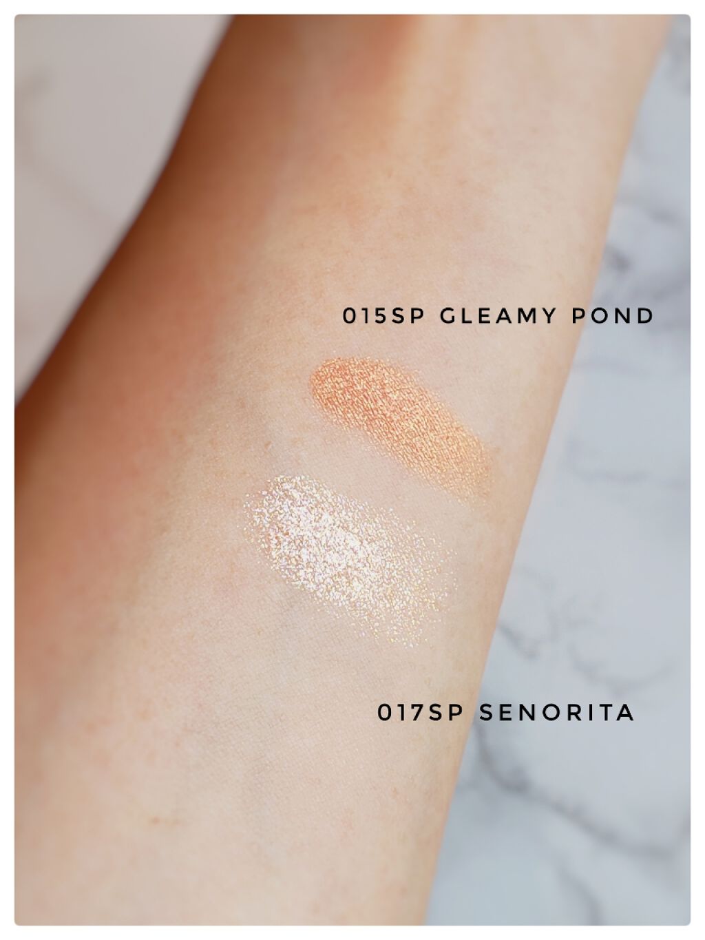 アディクション ザ アイシャドウ スパークル 017SP Senorita/ADDICTION/単色アイシャドウを使ったクチコミ（3枚目）