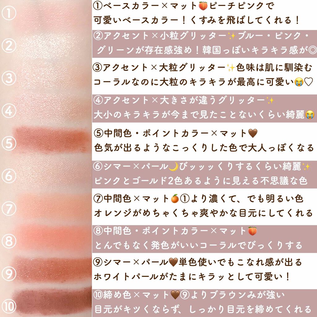 プロ アイ パレット/CLIO/アイシャドウパレットを使ったクチコミ（2枚目）