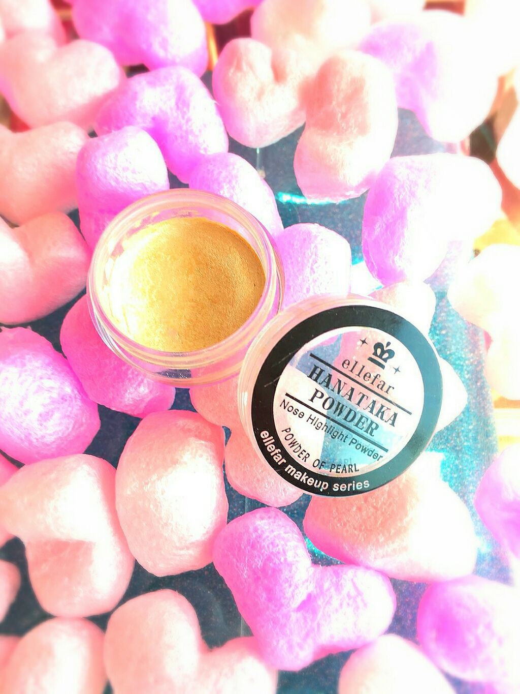 エルファー ハナ高パウダー/DAISO/ルースパウダーを使ったクチコミ（2枚目）