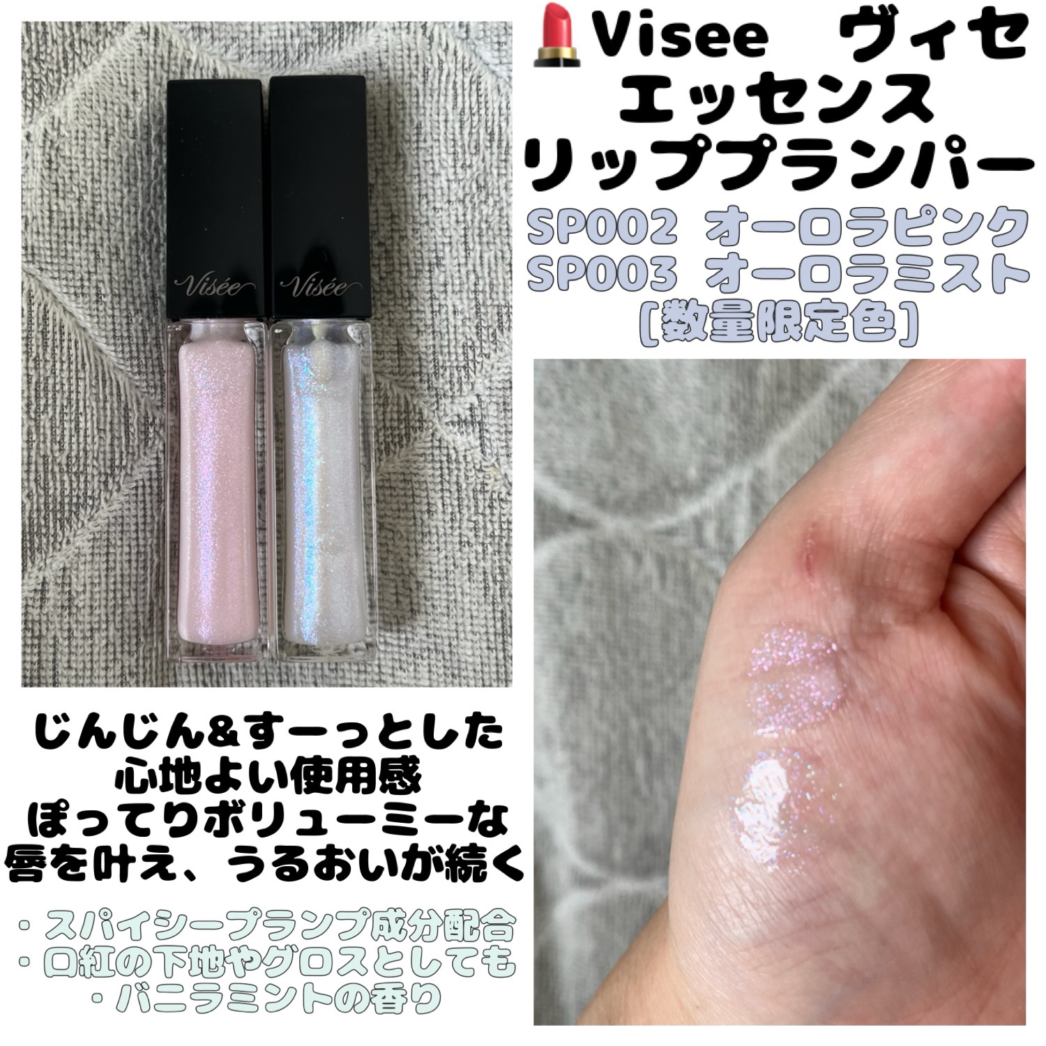 エッセンス リッププランパー/Visée/リッププランパーを使ったクチコミ（1枚目）