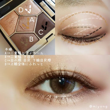 【旧】サンク クルール クチュール 559 ポンチョ/Dior/アイシャドウパレットを使ったクチコミ（2枚目）