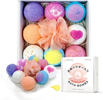 EPEIOS EPEIOS 真珠パウダー配合 パールバスボムセット8個入り