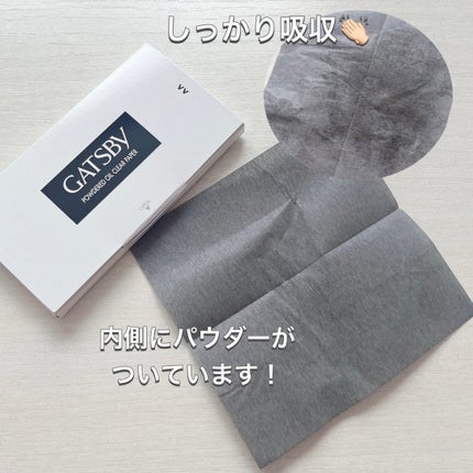 ギャツビー  パウダーつきあぶらとり紙/ギャツビー/あぶらとり紙を使ったクチコミ(3枚目)