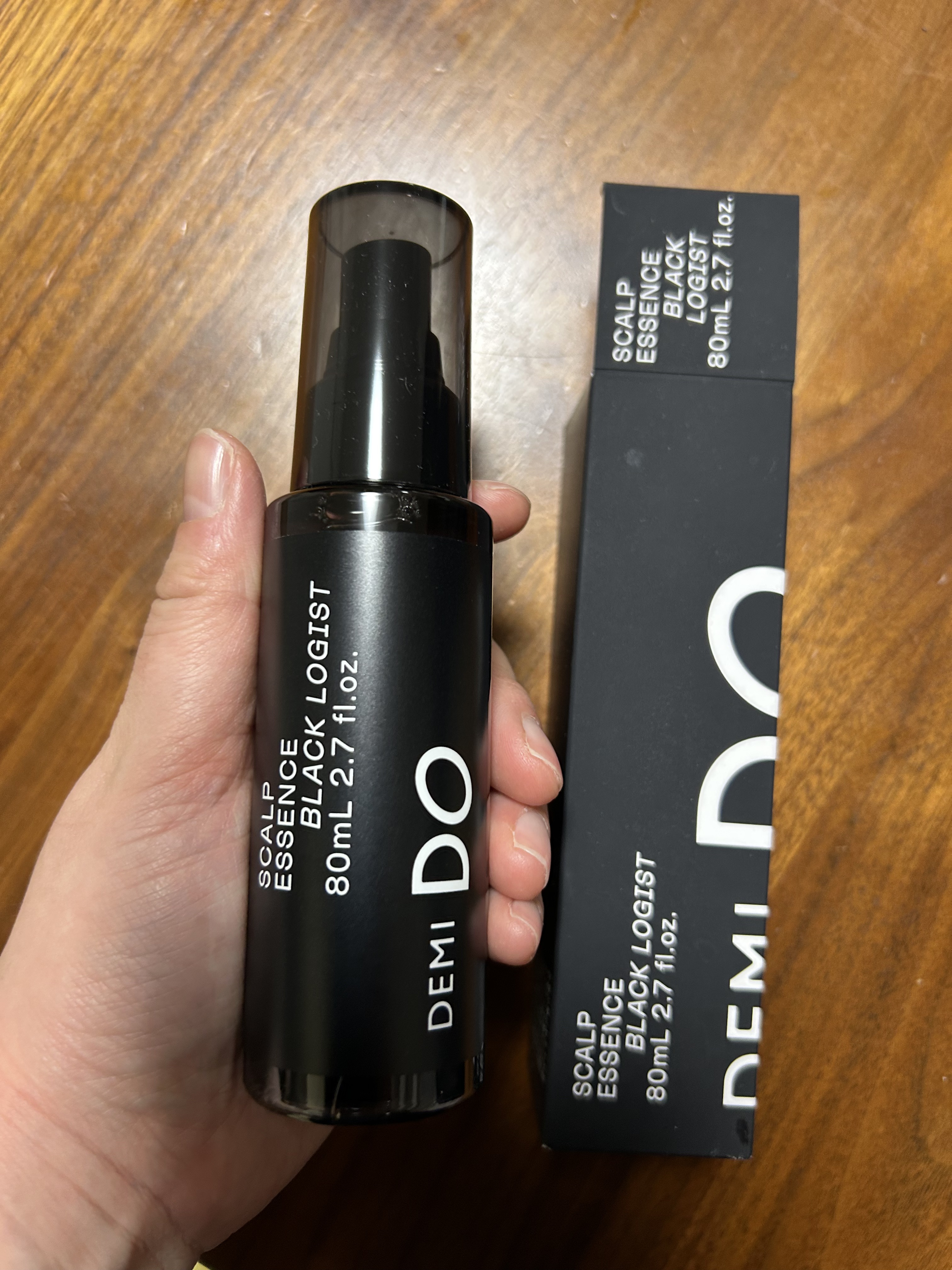 スカルプエッセンス ブラックロジスト/DEMI DO/頭皮ローションを使ったクチコミ（1枚目）