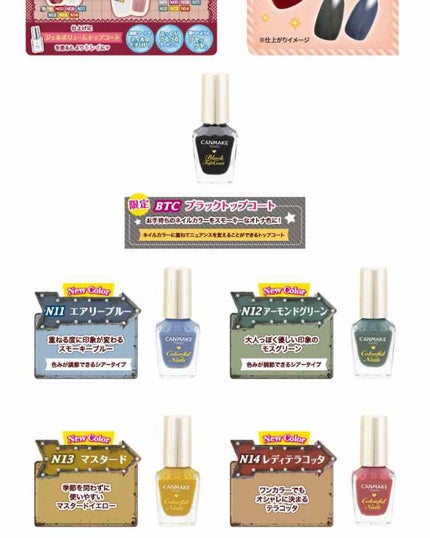 カラフルネイルズ N14 レディテラコッタ/キャンメイク/マニキュアを使ったクチコミ(2枚目)