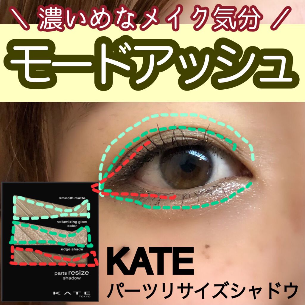 パーツリサイズシャドウ/KATE/アイシャドウパレットを使ったクチコミ(2枚目)